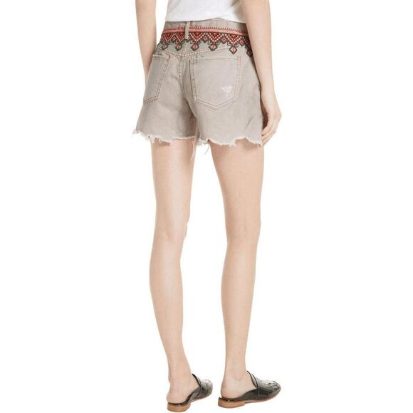 Free People We The Free Borderline Southwestern Cutoff Shorts Size 31 - Picture 11 of 13